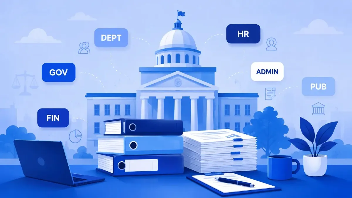 Public Administration Abbreviations complete guide with government office documents and abbreviation tags