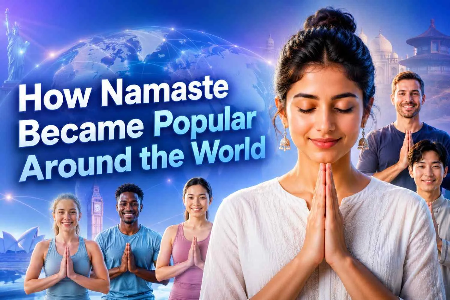 "How Namaste became popular around the world as a traditional greeting of respect and peace"