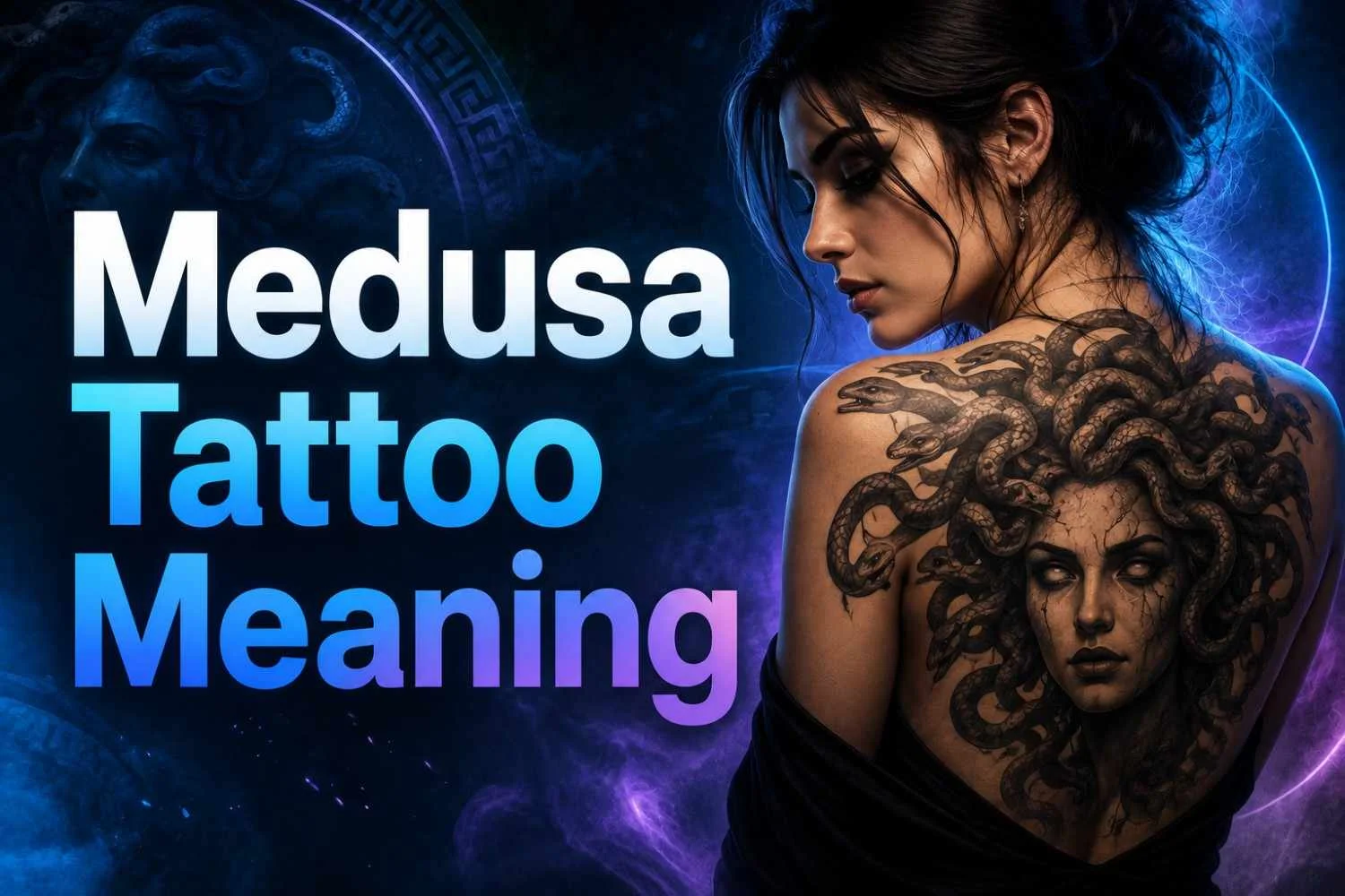 "Medusa tattoo symbolizing power, strength, protection, and personal transformation"