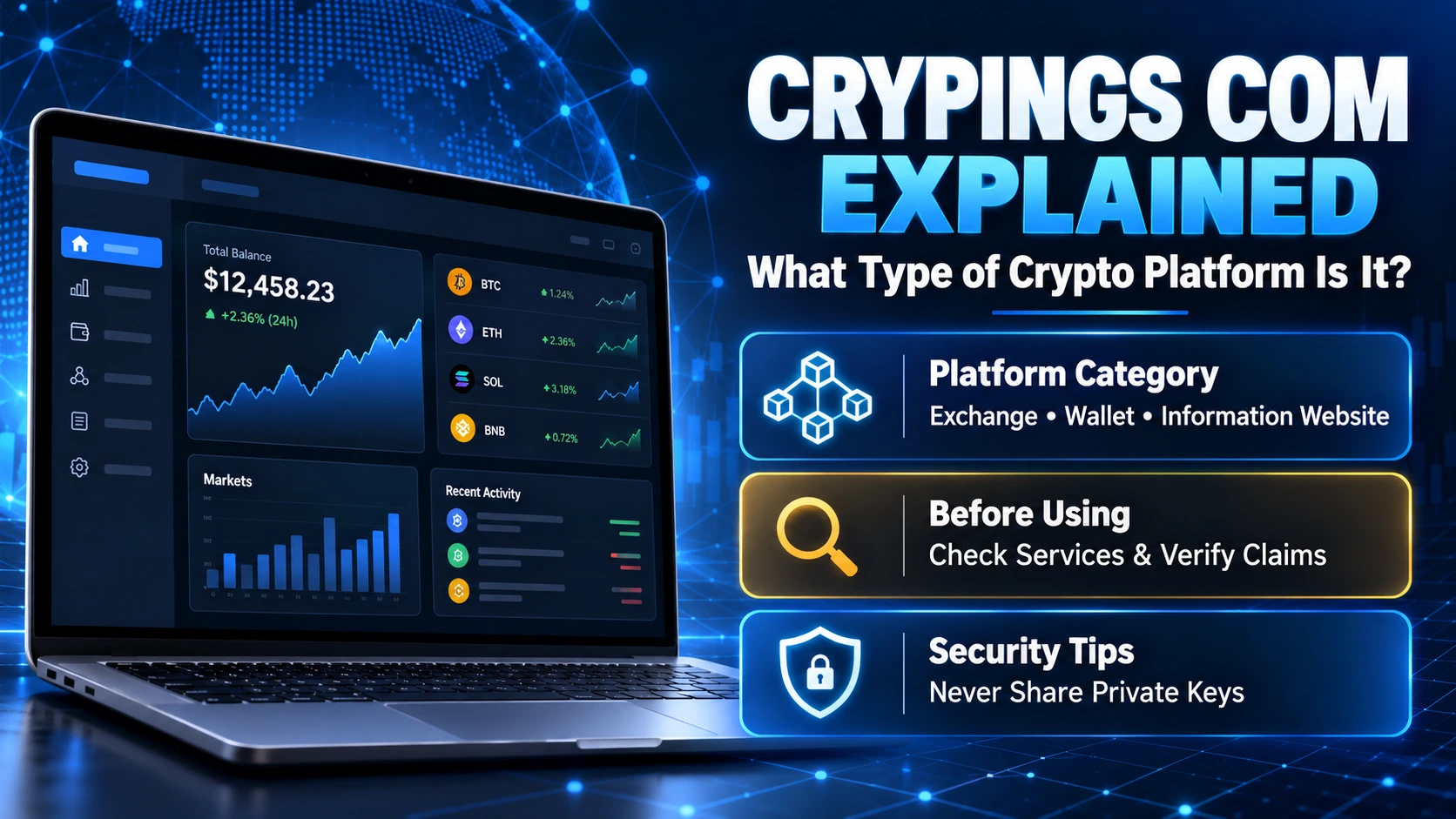 Crypings com crypto website explained with platform type and safety information